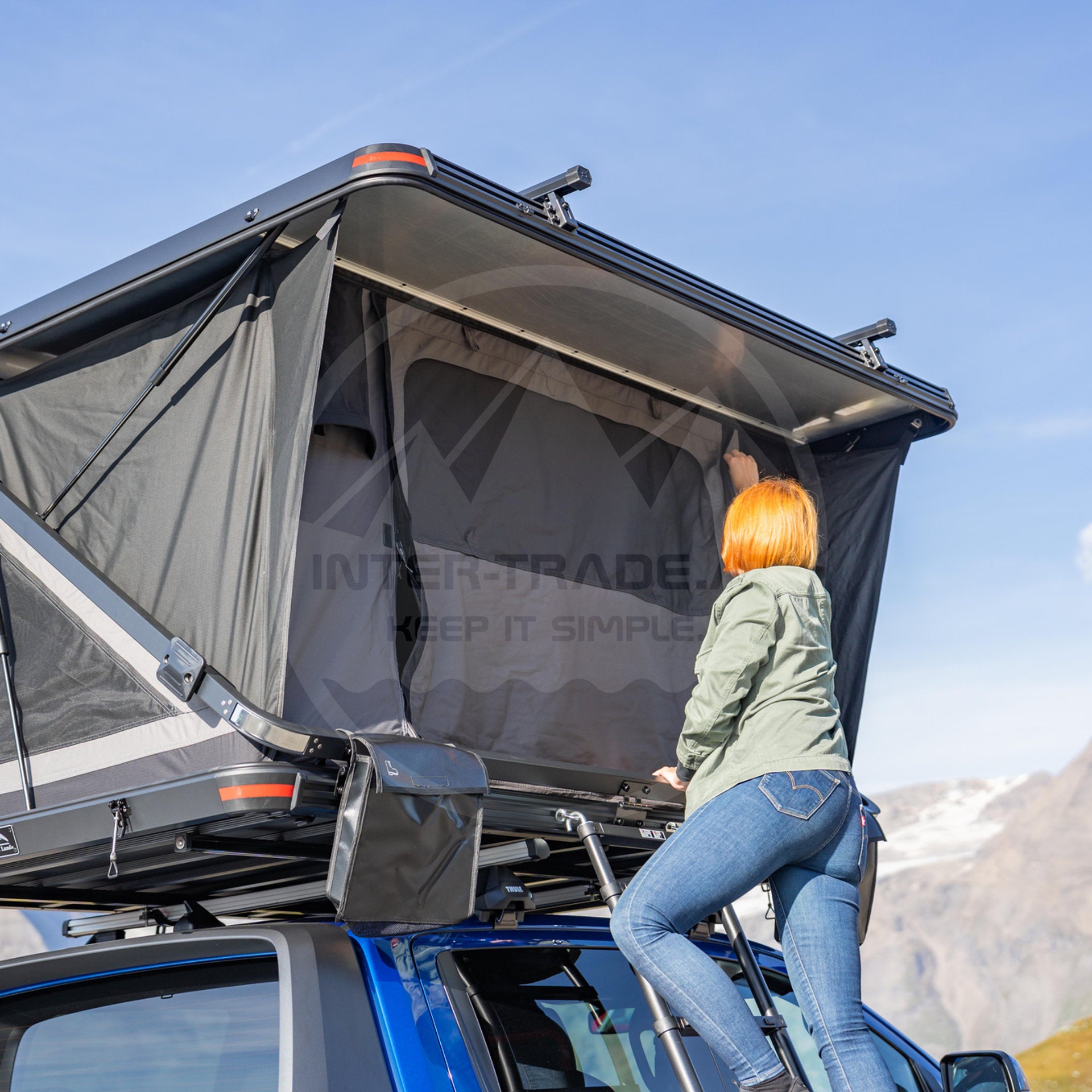 intertrade dachzelt Wildland Rock Cruiser Large – Hartschalen-Dachzelt – Color:Thyme Green 10 Aspekte zum Vergleich Spec:Splash Protection:Yes