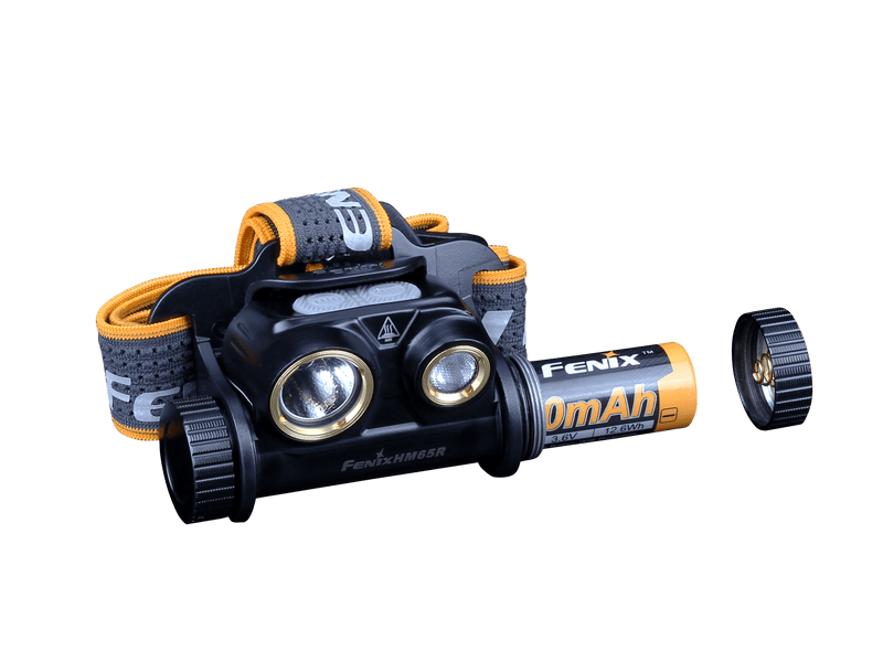 Laden Sie das Bild in Galerie -Viewer, Fenix HM65R Tri-Proof Magnesium Stirnlampe mit dualer Lichtquellen, 1400 Lumen
