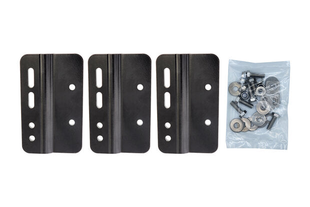 dachzelt adapterplatten RACKSBRAX 8193 HD Metall-Adapterplatten-Set 52 -100 mm. (3 Stück