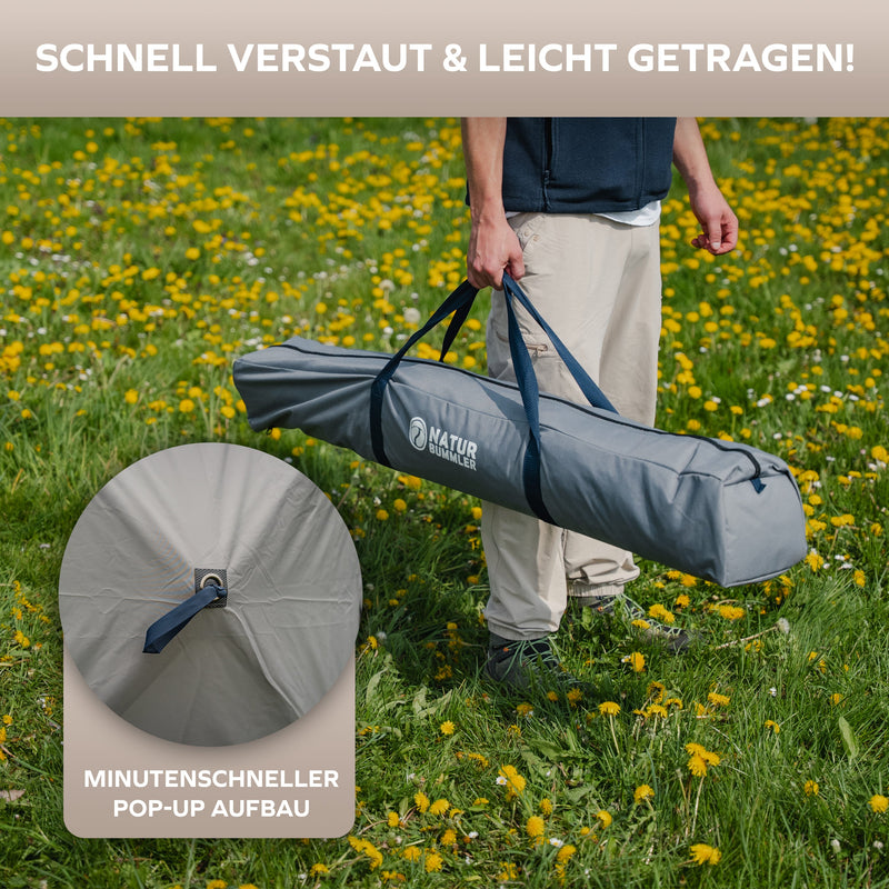 Laden Sie das Bild in Galerie -Viewer, Naturbummler Pavillon CampBase – Pop-up Pavillon (L & XL)