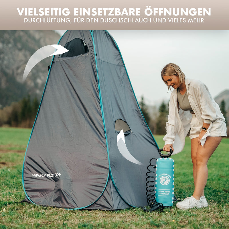 Laden Sie das Bild in Galerie -Viewer, Naturbummler Duschzelt Privacy Protec+ – Dein mobiler Sichtschutz