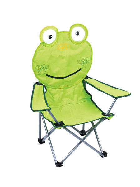 Laden Sie das Bild in Galerie -Viewer, Camp4 Pollino Kinder-Faltstuhl POLLINO - Motiv: Frosch