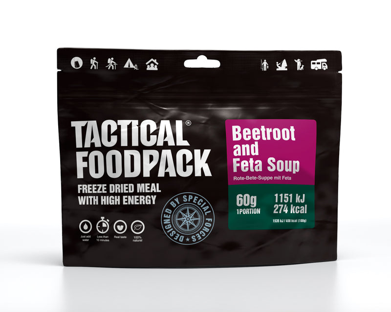 Laden Sie das Bild in Galerie -Viewer, TACTICAL FOODPACK Rote-Beete-Suppe mit Feta 60g