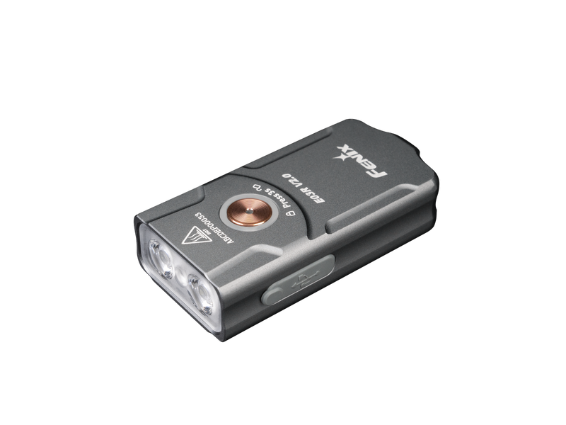 Laden Sie das Bild in Galerie -Viewer, Fenix E03R V2.0 Schlüsselanhänger-Taschenlampe aus Metall, 500 Lumen