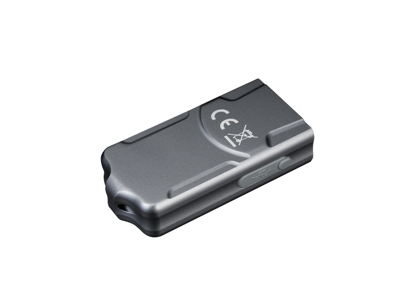 Laden Sie das Bild in Galerie -Viewer, Fenix E03R V2.0 Schlüsselanhänger-Taschenlampe aus Metall, 500 Lumen