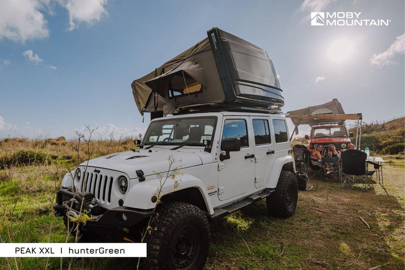 Laden Sie das Bild in Galerie -Viewer, Moby Mountain Dachzelt Peak XXL auf Autodach