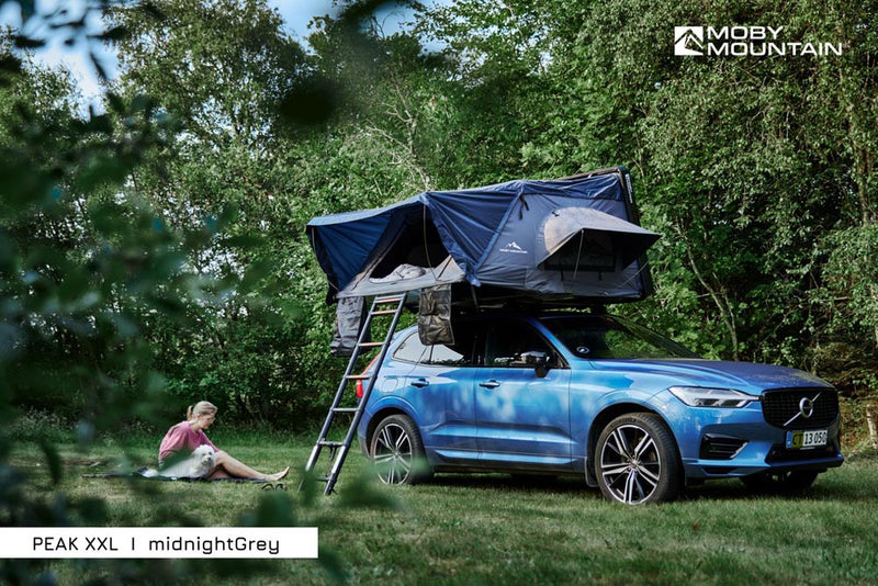 Laden Sie das Bild in Galerie -Viewer, Moby Mountain Dachzelt Peak XXL auf Autodach