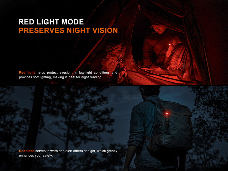 Laden Sie das Bild in Galerie -Viewer, Fenix SW05R-RED kompakte Taschenlampe mit weißem und rotem Licht, 150 Lumen (Weißlicht)