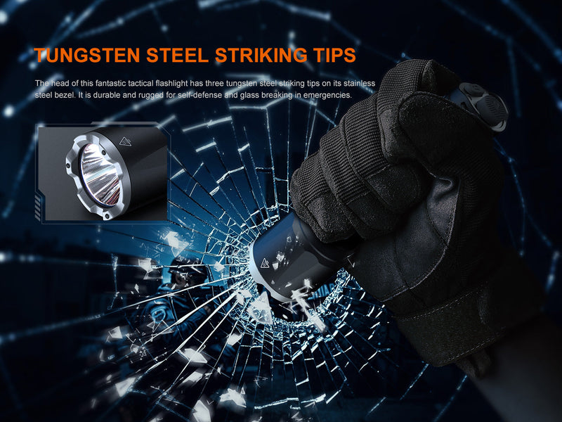 Laden Sie das Bild in Galerie -Viewer, Fenix TK17 Taktische Taschenlampe mit Doppelschalter, 3600 Lumen