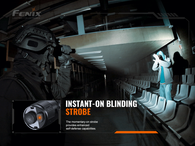 Laden Sie das Bild in Galerie -Viewer, Fenix TK20R V2.0 Wiederaufladbare Mehrzweck-Taschenlampe mit Doppelschalter, 3000 Lumen, Verpackung geöffnet