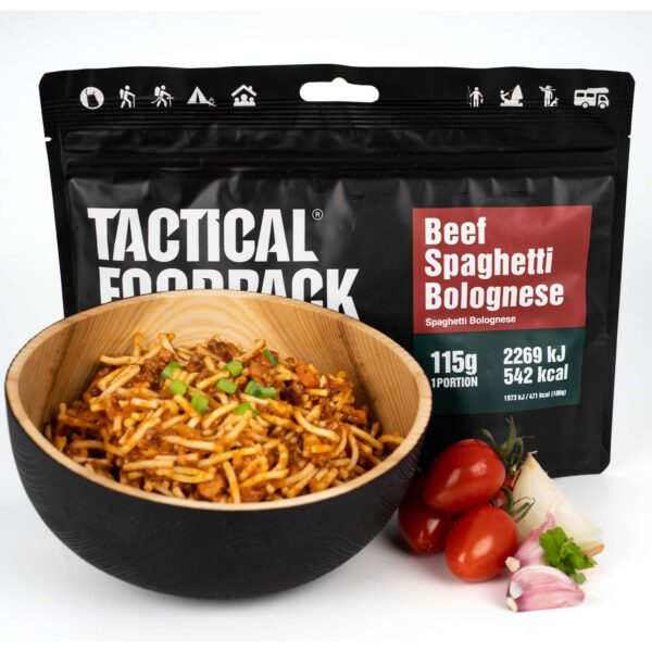 Laden Sie das Bild in Galerie -Viewer, TACTICAL FOODPACK Spaghetti Bolognese 115g