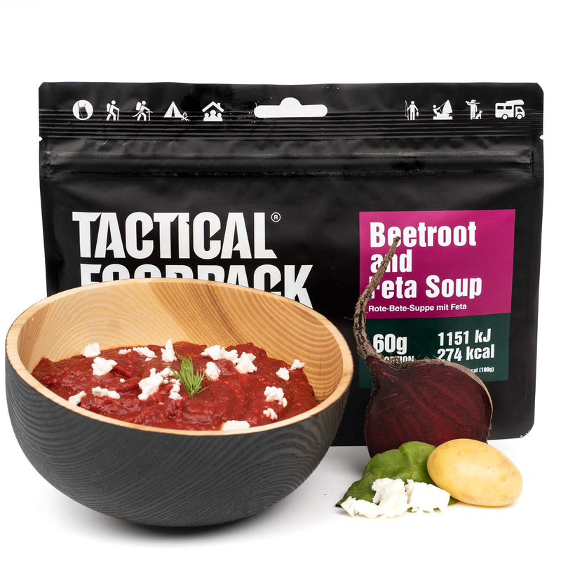 Laden Sie das Bild in Galerie -Viewer, TACTICAL FOODPACK Rote-Beete-Suppe mit Feta 60g