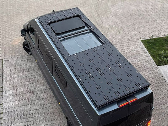 Rolling Space Dachträgersystem MAN TGE / VW Crafter ab 2017 | SpaceRack L4 Heckträger