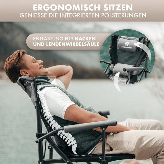 Naturbummler Alu-Campingstuhl Cloud Sit+ –