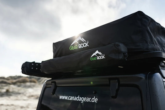 GEAR ROCK Duschzelt (Umkleide/Toilette) mit Regenhaube