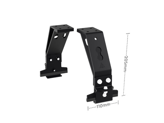Rolling Space Regenrinnenhalter Fußsatz | SpaceGrip 205