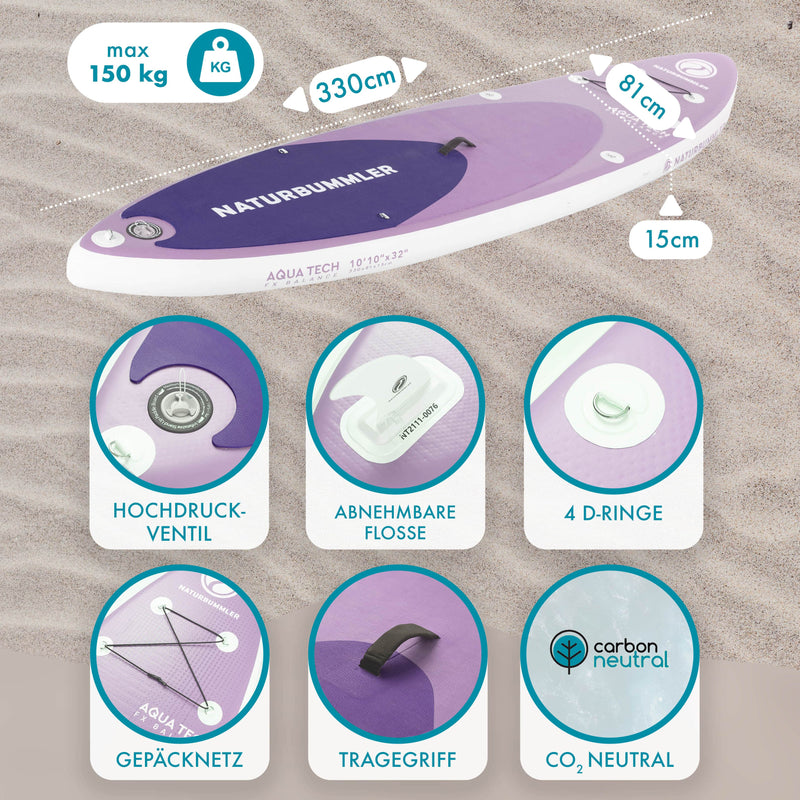 Laden Sie das Bild in Galerie -Viewer, Naturbummler Stand-Up Paddling Board – Dein Allround-SUP für jedes Gewässer
