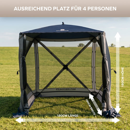 Naturbummler Pavillon CampBase – Pop-up Pavillon (L & XL)