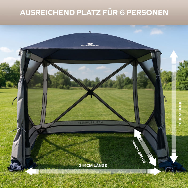 Laden Sie das Bild in Galerie -Viewer, Naturbummler Pavillon CampBase – Pop-up Pavillon (L &amp; XL)
