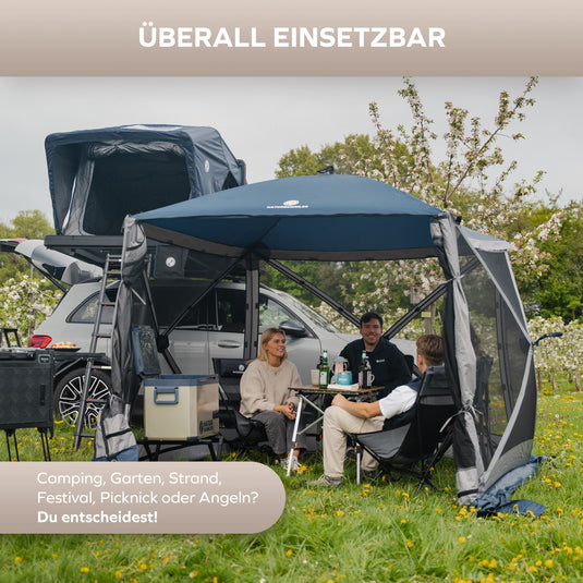 Naturbummler Pavillon CampBase – Pop-up Pavillon (L & XL)