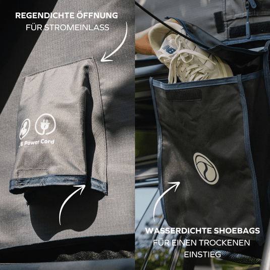Naturbummler Alu-Light XL 2.0 Dachzelt Fenster mit Moskitonetz