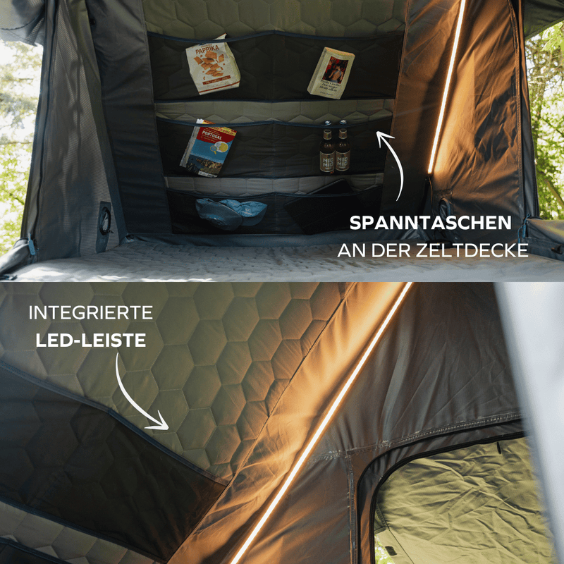 Laden Sie das Bild in Galerie -Viewer, Naturbummler Alu-Light XL 2.0 Dachzelt Detail
