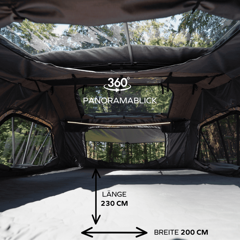 Laden Sie das Bild in Galerie -Viewer, Family-Loft 2.0 Liegefläche 230 × 200 cm mit 360° Panoramablick
