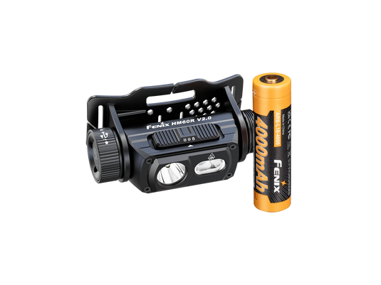 Fenix HM60R V2.0 Hochleistungs-Stirnlampe aus Metall, 1600 Lumen