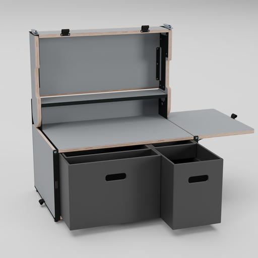 Yellow Knife Kitchen Cube - Camping Küchenbox (60 x 40)