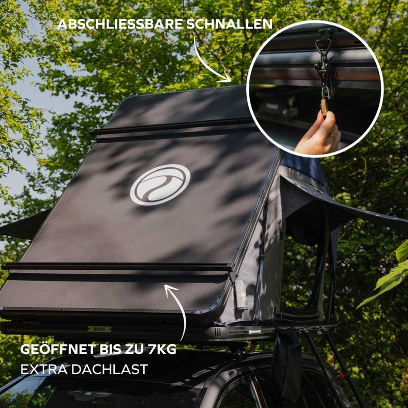 Laden Sie das Bild in Galerie -Viewer, Naturbummler Alu-Light L 2.0 Hartschalen-Dachzelt
