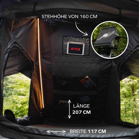 Naturbummler Alu-Light L 2.0 Hartschalen-Dachzelt