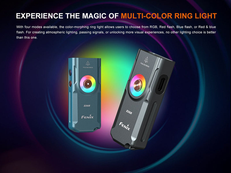 Laden Sie das Bild in Galerie -Viewer, Fenix E06R vereint Weißlicht, UV-Licht und Laserpointer, 700 Lumen
