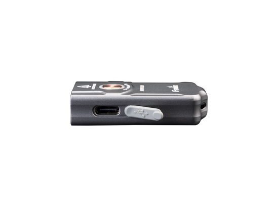 Fenix E03R V2.0 Schlüsselanhänger-Taschenlampe aus Metall, 500 Lumen