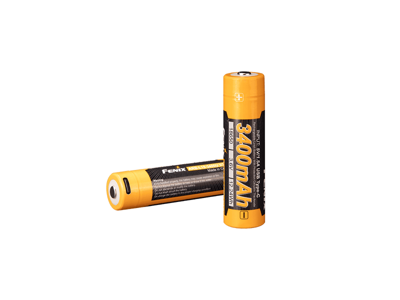 Laden Sie das Bild in Galerie -Viewer, Fenix ARB-L18-3400U V3.0 - USB-Akku 18650 (3400 mAh, Version 3.0)
