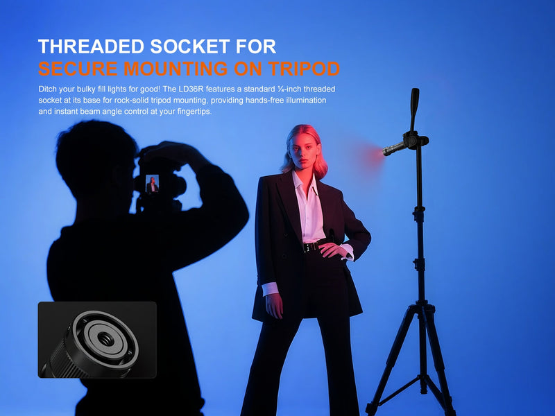 Laden Sie das Bild in Galerie -Viewer, Fenix LD36R leistungsstark mit verschiedenen Lichtquellen, 3600 Lumen
