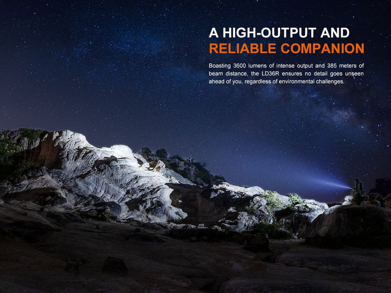 Laden Sie das Bild in Galerie -Viewer, Fenix LD36R leistungsstark mit verschiedenen Lichtquellen, 3600 Lumen
