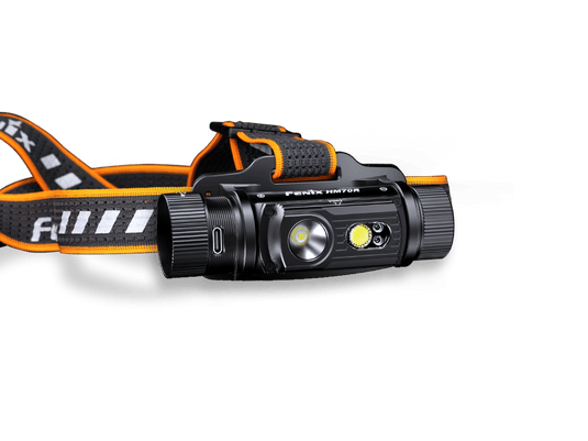 Fenix HM70R Wiederaufladbare Stirnlampe mit dreifacher Lichtquelle, 1600 Lumen, Verpackung geöffnet
