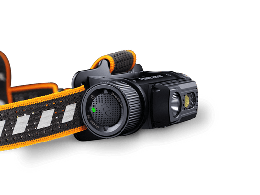 Fenix HM70R Wiederaufladbare Stirnlampe mit dreifacher Lichtquelle, 1600 Lumen, Verpackung geöffnet