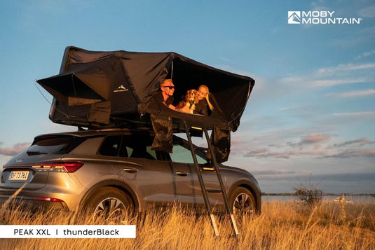 dachzelt audi a3 sportback MOBY MOUNTAIN Peak XXL 4 Personen Hybrid-Dachzelt – dachzeltstore.at