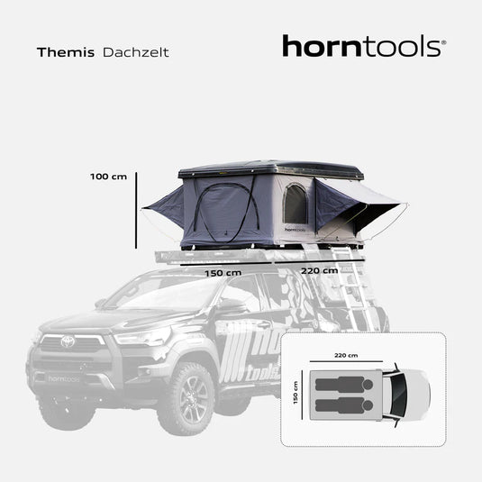 dachzelt cm HORNTOOLS Dachzelt THEMIS Hartschalendachzelt – dachzeltstore.at