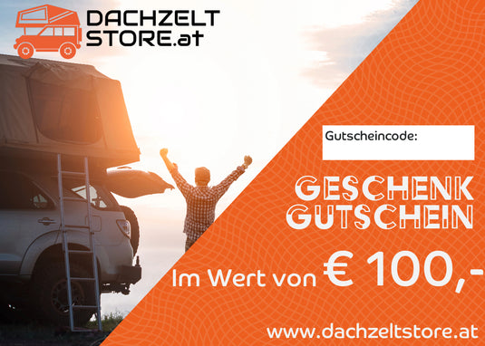 dachzelt logo DACHZELTSTORE-Geschenkgutschein – dachzeltstore.at