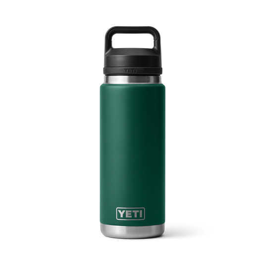 YETI Rambler® 26 oz (769 ml) Flasche Mit Chug-Verschluss – Black Forest Green
