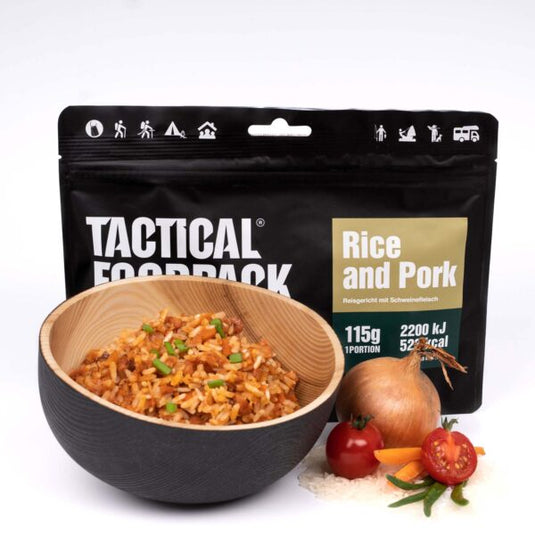 TACTICAL FOODPACK Reisgericht mit Schweinefleisch 115g