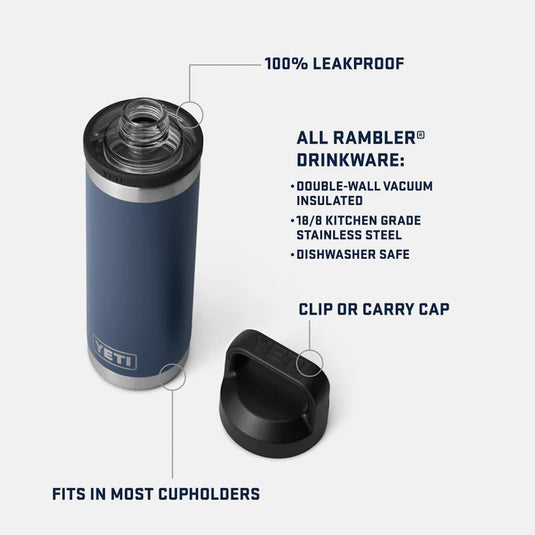 YETI Rambler® 18 oz (532 ml) Flasche Mit Chug-Verschluss