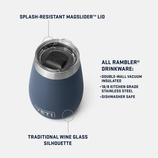 YETI Rambler® 10 oz (295 ml) Weinbecher Mit MagSlider™ deckel