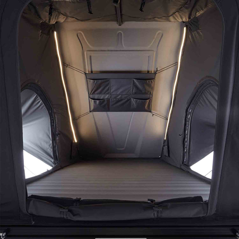 Laden Sie das Bild in Galerie -Viewer, Alu-Hartschalen-Dachzelt CUMARU XP 135 All Black
