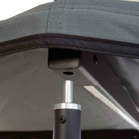 270° Markise LEAF freitragend grau