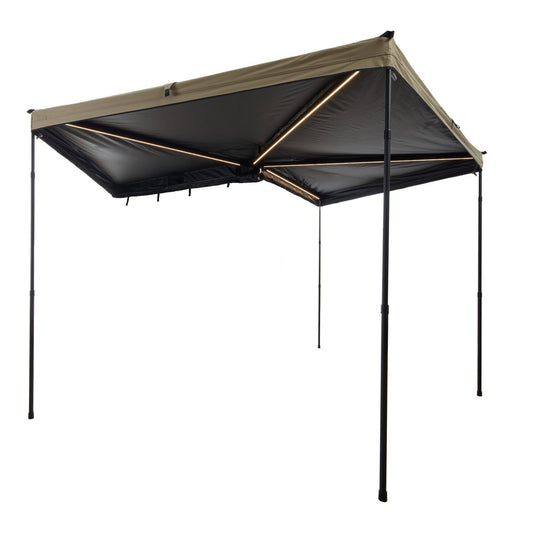 270° Markise LIGHT LEAF 200 cm sand
